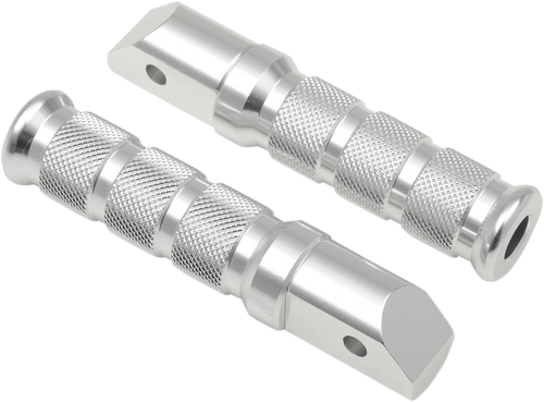 Emgo Rear Foot Pegs - Silver - Honda 50-11261