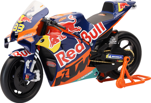 New Ray Toys Red Bull Ktm Motogp Bike - Brad Binder - 1:12 Scale - Red/Blue/Orange 58383