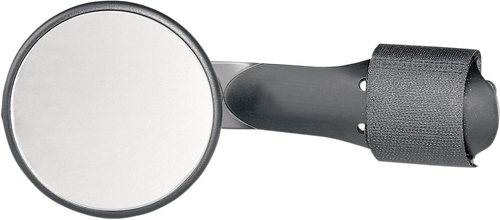Parts Unlimited Mirror - Side View - Round - Black - Each AM1000