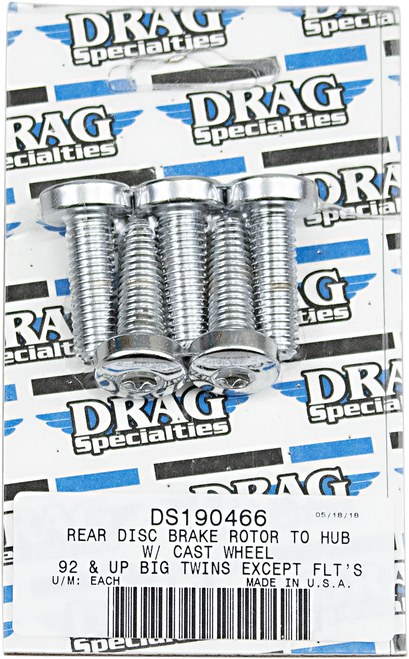 Drag Specialties Mounting Kit - Rotor - Cast - Rear DS-190466