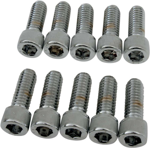 Drag Specialties Bolts - Socket-Head - Smooth - 3/8-16 X 1" DS-190553S