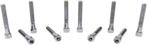 Drag Specialties Bolts - Socket-Head/Replacement - Smooth/Fine Thread - 5/16"-24 X 1-3/4" - 10 Pack DS-190574S