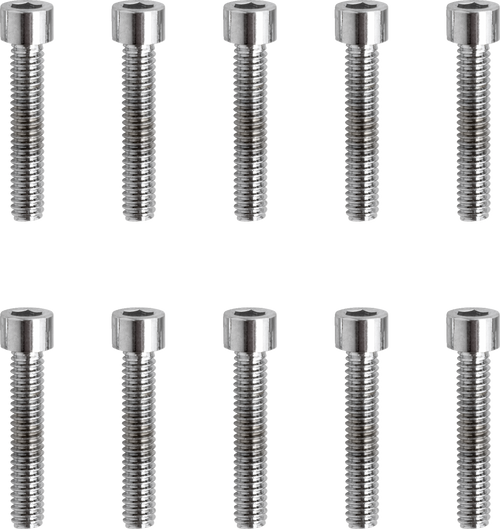 Drag Specialties Bolts - Socket-Head - Replacement - Smooth/Coarse Thread - #8-32 X 7/8" - 10 Pack DS-190585S