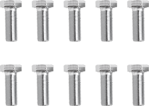 Drag Specialties Bolts - Hex Head/Replacement - Fine Thread - 3/8"-24 X 1" - 10 Pack DS-190645