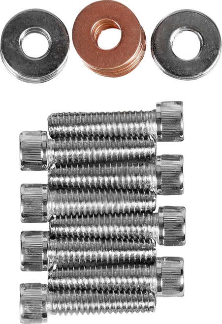 Drag Specialties Bolt Set - Rocker Box - Knurled - '84-'03 Harley-Davidson DS-190813