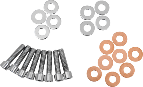 Drag Specialties Bolt Set - Rocker Box - Smooth - '84-'03 Harley-Davidson DS-190813S
