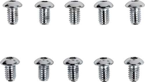Drag Specialties Bolts - Button Head/Replacement - 5/16"-18 X 1/2" - 10 Pack DS-190836