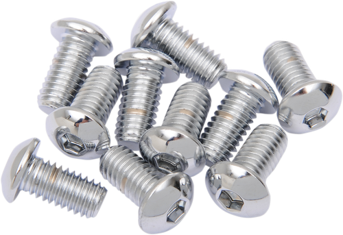 Drag Specialties Bolts - Button Head/Replacement - 3/8"-16 X 3/4" - 10 Pack DS-190842