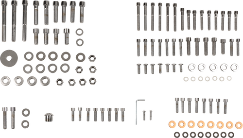 Drag Specialties Bolt Kit - Complete Motor - Smooth/Socket-Head - '87-'94 Fxr/Touring DS-190870S