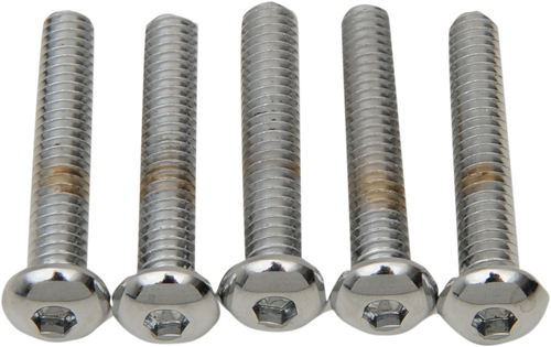 Drag Specialties Bolts - Button Head/Replacement - 1/4"-20 X 1-3/4" - 5 Pack DS192322