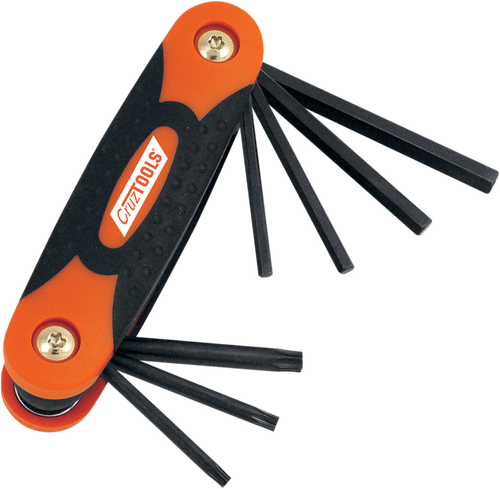 Cruztools Key Set - Hex/Torx - Folding FHT1