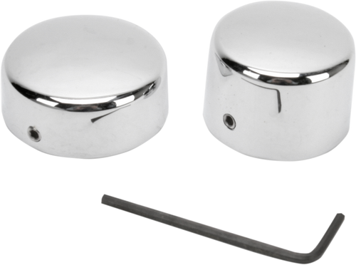 Drag Specialties Axle Caps - Rear - Pair - '57-'81 Harley-Davidson DS-222884