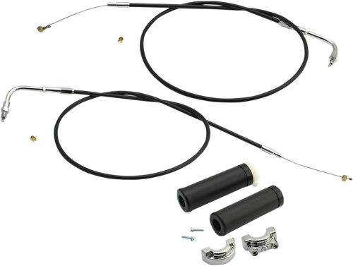 S&S Cycle Dual-Cable Throttle Assembly Kit - 48" - E&G Carbs 19-0449