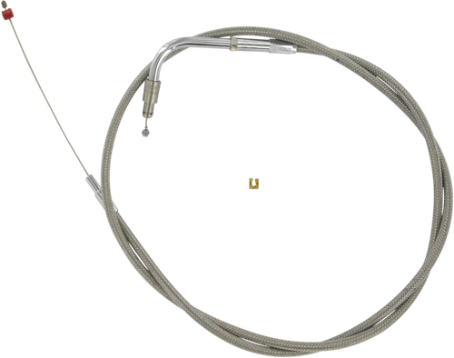 Barnett Stainless Steel Idle Cable - +3" - '02-'07 Flh 102304001603