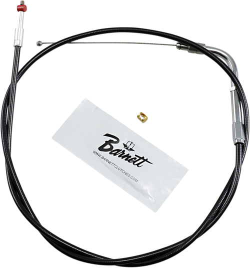 Barnett Black Vinyl Throttle Cable - +6" Size - 37" Length 101303001206