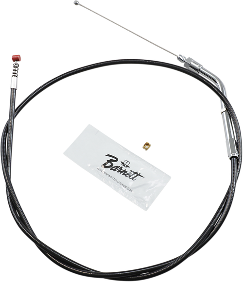 Barnett Black Vinyl Idle Cable - +6" Size - 38" Length 101304000506