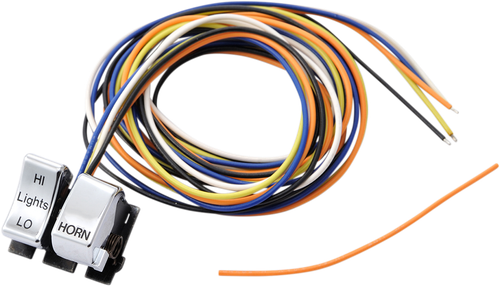 Drag Specialties Handlebar Switch Kit - Dimmer/Horn - Chrome DS-272257A
