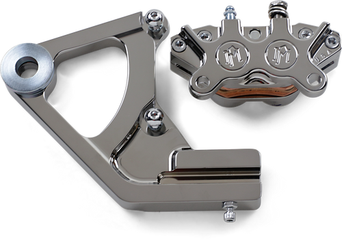 Performance Machine (Pm) Caliper - Rear - Chrome - 87-99 Fxst/Flst 1274-0052-CH