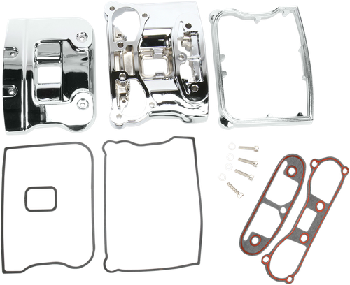 Drag Specialties Rocker Box Cover Upper Top - Chrome - '84-'91 Evo Big Twin DS-376556