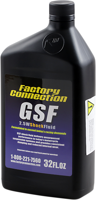 Factory Connection F.C. Shock Fluid - 2.5Wt - 1 U.S. Quart GSF