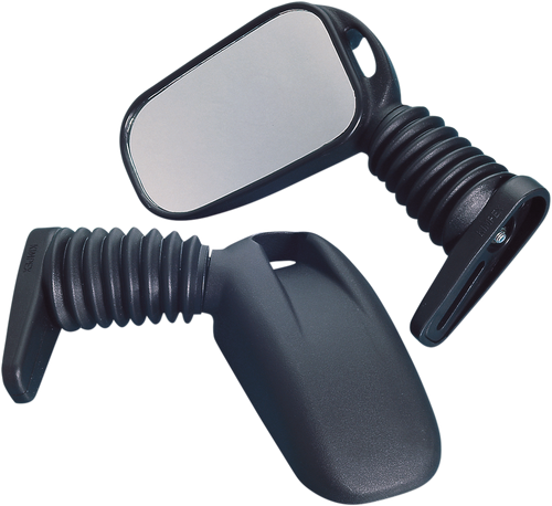 Kimpex Mirror - Side View - Rectangular - Black - Pair - Arctic Cat 283989