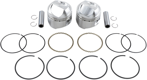 Wiseco Piston Kit - +0.030" - High Compression - Big Twin 1340 Cc 80" K1626
