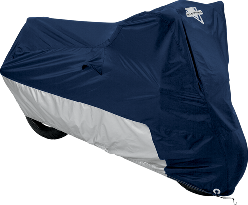 Nelson Rigg Defender Deluxe Cover - Motorcycle - Polyester - Navy/Silver - Xl MC-902-04-XL