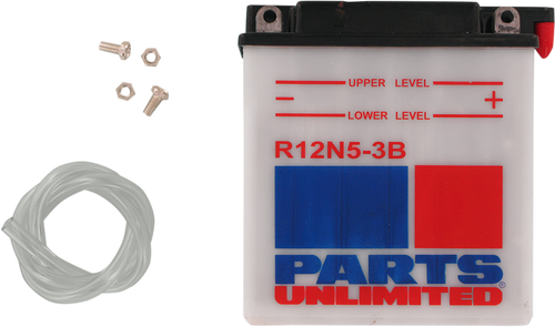 Parts Unlimited Conventional Battery R12N5-3B