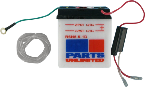 Parts Unlimited Conventional Battery R6N5.5-1D