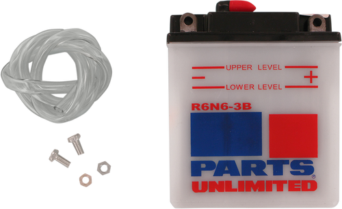 Parts Unlimited Conventional Battery R6N6-3B