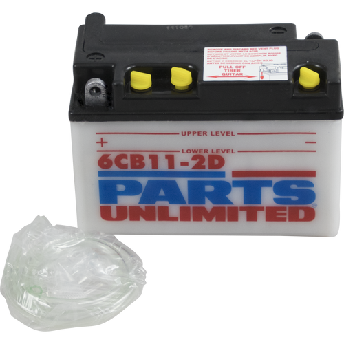 Parts Unlimited Conventional Battery R6YB11-2D