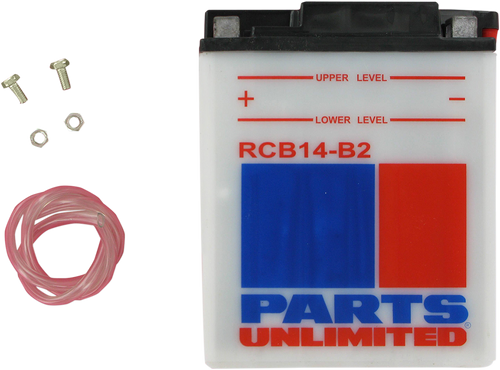 Parts Unlimited Battery - Rcb14-B2 RCB14-B2