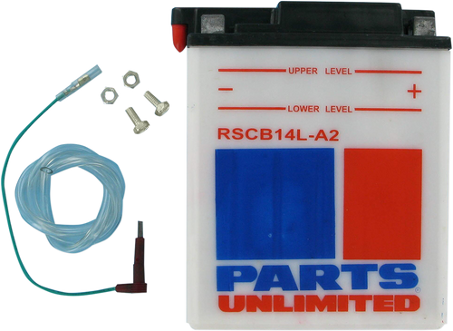 Parts Unlimited Battery - Rscb14La2 With Sensor RSCB14L-A2