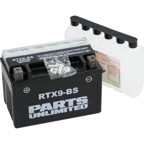 Parts Unlimited Agm Battery - Rtx9-Bs .40 L RTX9-BS