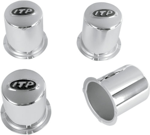 Itp Center Cap - Replacement/Wheel - C-Series Type 6 - 4/4 - Chrome - 4 Pack SM1300BX