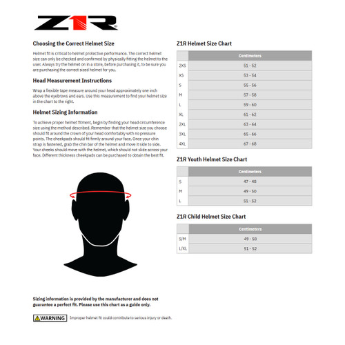 Z1R Jimmy Helmet - Solid - White - 3Xl ZR-30028