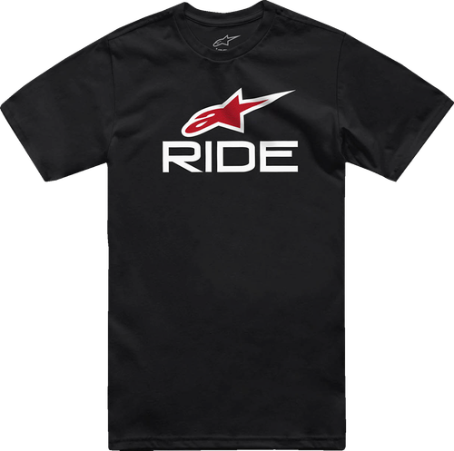 Alpinestars Ride 4.0 T-Shirt - Black/White/Red - Medium 1214-73112-123-M