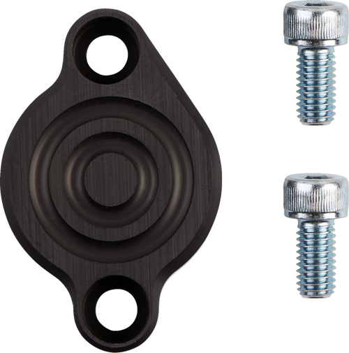 T.M. Designworks ATV Brake Block Off - Black YSB-BOP-BK