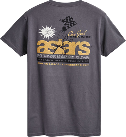 Alpinestars Flagged T-Shirt - Charcoal - 2XL 123372150182XL