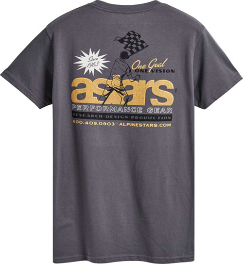 Alpinestars Flagged T-Shirt - Charcoal - 2XL 123372150182XL