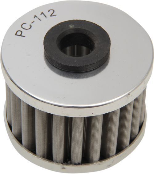 Pc Racing Flo Stainless Steel Oil Filter - Honda/Kawasaki/Polaris PC112