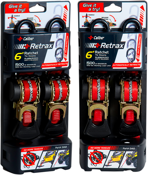 Caliber RETRAX 6' SELF REWIND TIE 13412