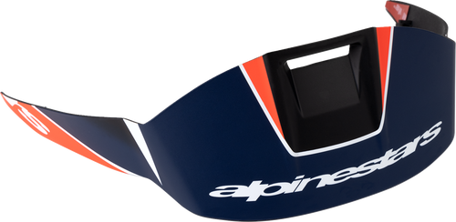 Alpinestars Supertech R10 Spoiler - Standard - Team - Matte Black/Carbon Red Fluo/Blue 8953324-1383