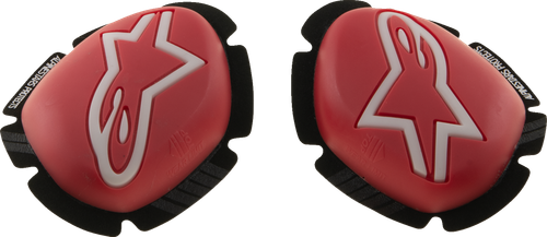 Alpinestars GP Plus Knee Sliders - Red/White 6400226-32