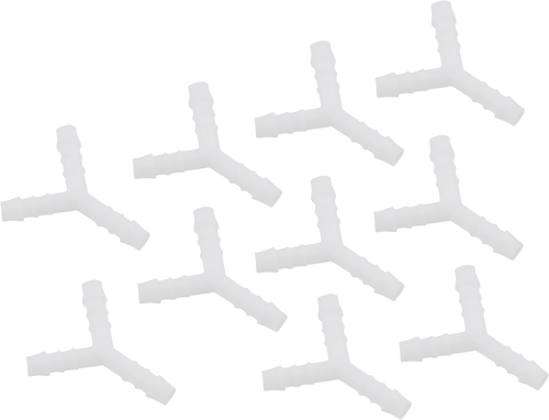 Motion Pro Fuel Line Fittings - Y-Connector- 5/16" - 10-Pack 12-0016