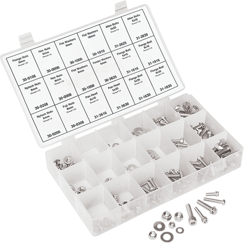 Motion Pro Hardware Kit - Bike Repair/Metric - 180 Piece 33-1100