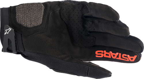 Alpinestars Megawatt V2 Gloves - Black/Fluo Red - Small 3565023-1030-SM