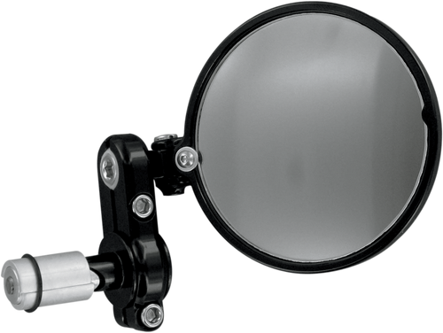 Psr Mirror - Franco/Folded-In - Side View/Bar-End - Round - Black 00-00200-22