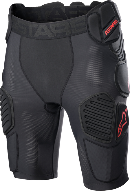 Alpinestars Bionic Pro Protection Shorts - Black/Red - 2XL 6507523-13-2X