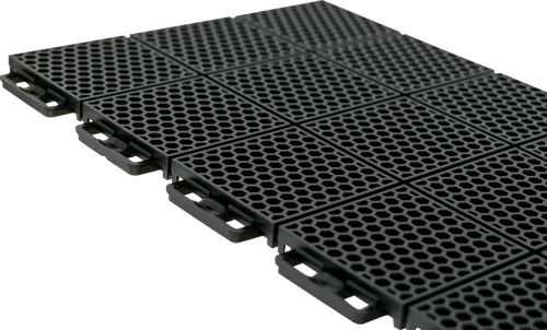 Caliber ProTech Smooth Flooring - Black - 24 pcs 13612-1